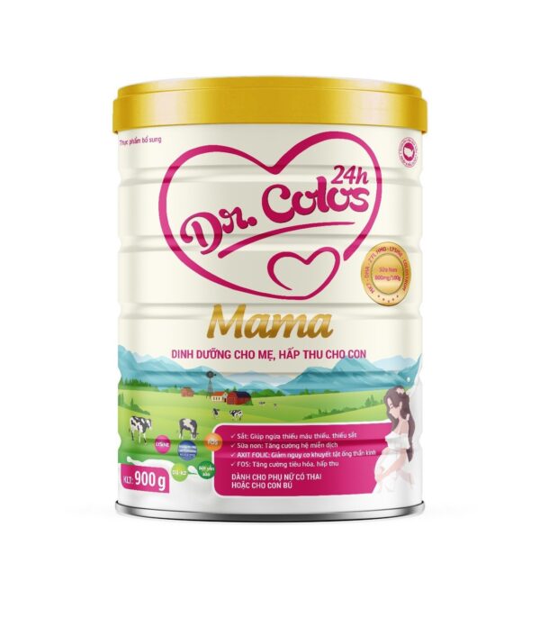 Sữa Dr.Colos24h Mama: Chăm Sóc Dinh Dưỡng Tối Ưu Cho Bà Bầu và Con Bú