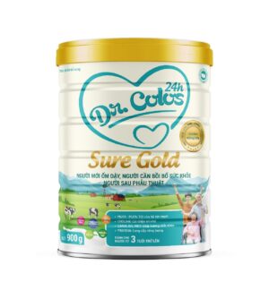 Sữa Dr.Colos24h Sure Gold: Bồi bổ sức khỏe sau khi ốm và phẫu thuật